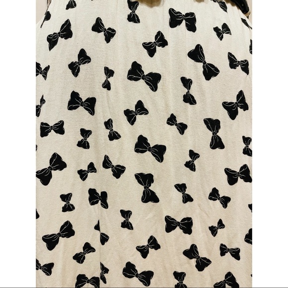 ASOS black & white bow print dress - Picture 4 of 4